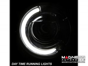 Jeep Renegade Projector Headlights w/ DRL Light Bar - Spyder Auto - xTune - Black Jeep Renegade Projector Headlights w/ DRL Light Bar - Spyder Auto - xTune - Black